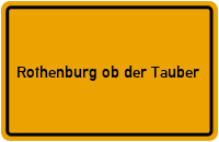 Nach Rothenburg ob der Tauber reisen